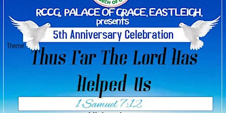 RCCG PALACE OF GRACE 5TH ANNIVERSARY THANKSGIVING SERVICE primary image