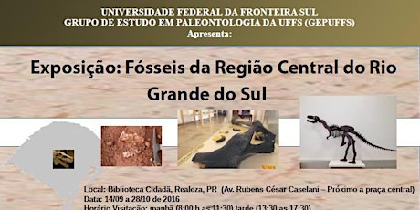 Imagem principal do evento Exposição Itinerante dos Fósseis da Região Central do RS