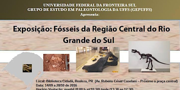 Exposição Itinerante dos Fósseis da Região Central do RS