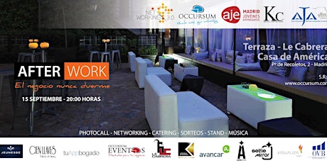 Imagen principal de Afterwork, el negocio nunca duerme. Madrid