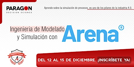 Entrenamiento online: Ing. de modelado y simulación con Arena-12 - 15 dic