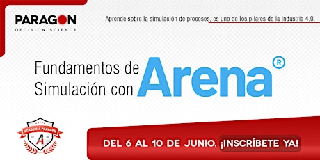 Entrenamiento Online Fundamentos de Simulación con Arena: 6 al 10 Junio tickets