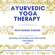 Ayurvedic Yoga Therapy tickets