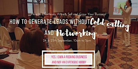 How to generate leads without cold calling and networking (HANDS ON) primary image