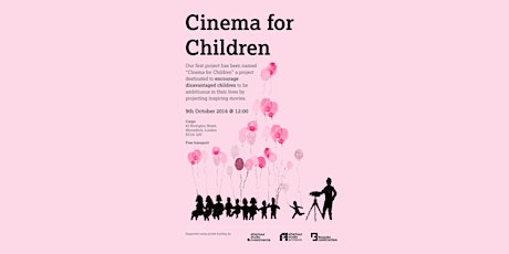Free Cinema ONLY for disadvantaged children primary image