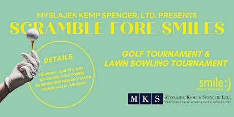 Scramble Fore Smiles Golf & Lawn Bowling Tournament tickets