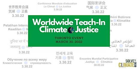 Hauptbild für Toronto Solve Climate Teach-In