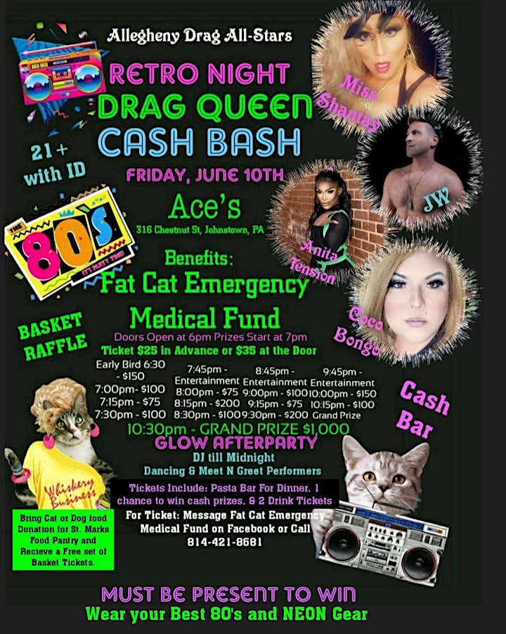 Fat Cat Emergency Fund Cash Bash & Basket Party image