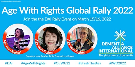 The DAI #AgeWithRights Global Rally 2022 Event primary image