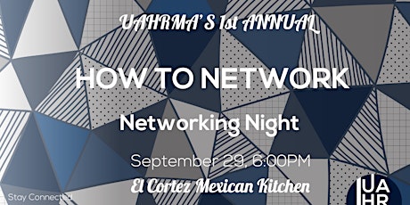 UAHRMA How to Network Networking Night primary image