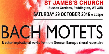 Bach Motets & other inspirational music from the German Baroque primary image