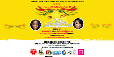 Miss Face of Ghana UK 2016 primary image
