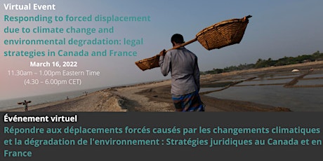 Responding to forced displacement due to climate change.
