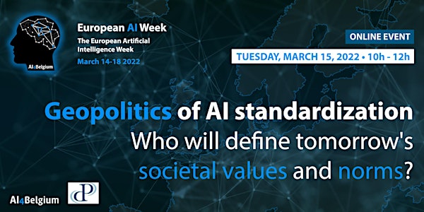 European AI Week 2022 - Geopolitics of AI standardization