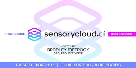 Introducing SensoryCloud.AI: AI As A Service