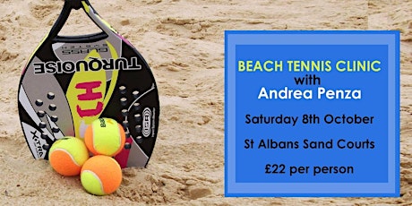 Beach Tennis Coaching Clinics with Andrea Penza primary image