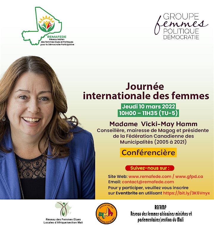 Image pour 10 mars, Parcours inspirants des femmes en politique du Mali et du Canada 