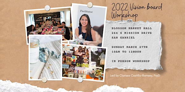 In Person Vision Board Workshop