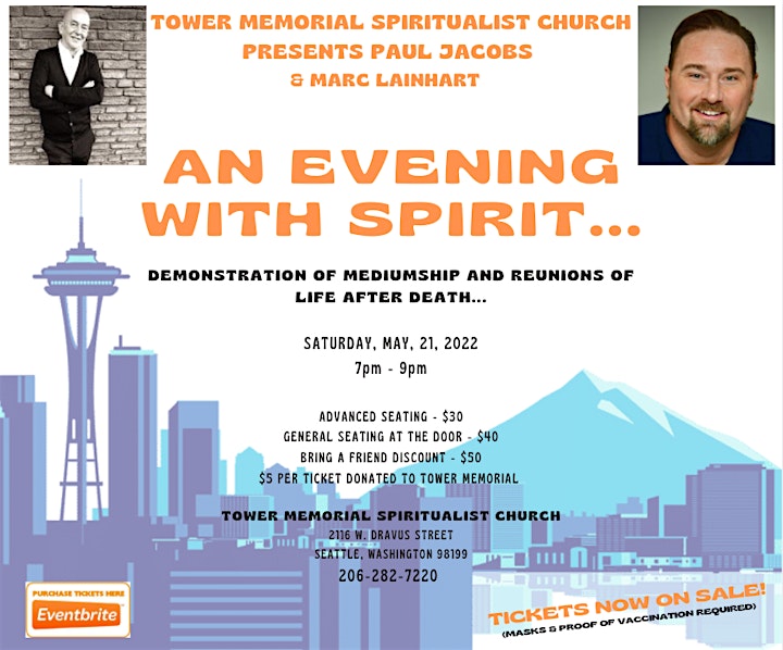 AN EVENING WITH SPIRIT - PAUL JACOBS AND MARC LAINHART - SEATTLE, WA image