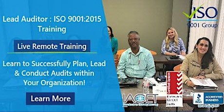 Lead Auditor : ISO 9001:2015