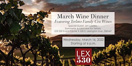 LEX 530 March Wine Dinner Featuring Terlato Wines primary image