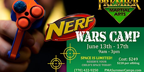 Nerf Summer Camp 2022 tickets