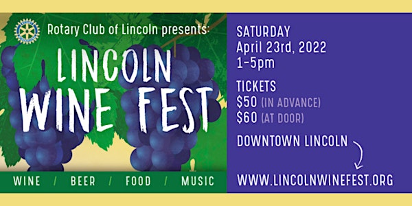 Lincoln Wine Fest - April 23, 2022