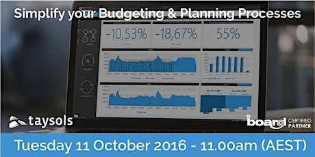 Simplify Your Budgeting & Planning Processes Webinar primary image