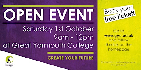 Great Yarmouth College Open Event primary image