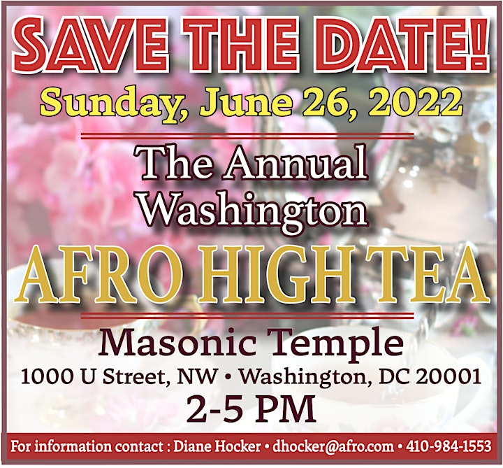 The AFRO Annual High Tea - Washington, DC image