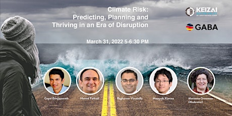 Imagen principal de 2022-03-31 Keizai forum on Climate Risk