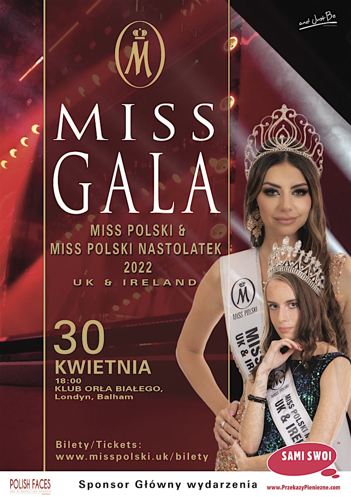 Gala Miss Polski i Miss Polski Nastolatek UK & Ireland 2022 image