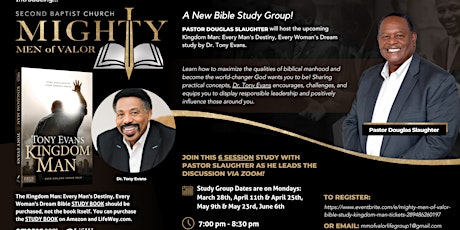 Mighty Men of Valor Life Group - Kingdom Man Bible Study tickets