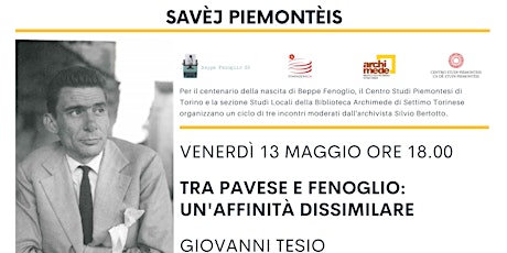 Immagine principale di Tra Pavese e Fenoglio: un'affinità dissimilare: incontro a cura di G. Tesio 