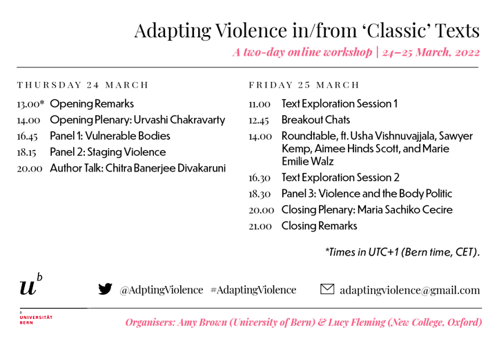 Adapting Violence in/from Classic Texts image