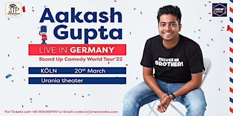 Imagen principal de AAKASH GUPTA LIVE IN KÖLN