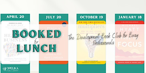 Booked for Lunch: The Development Book Club for Busy Professionals (July)