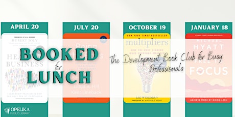 Booked for Lunch: A Development Book Club for Busy Professionals (October)