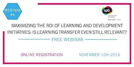 Maximizing the ROI of Learning and Development Initiatives: Is Learning Transfer Even Still Relevant? primary image