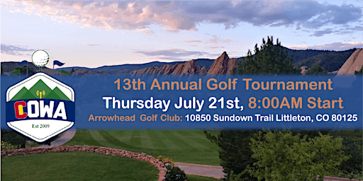 13th Annual COWA Charity Golf Tournament