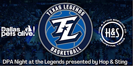 Hauptbild für Dallas Pets Alive! Night Presented By Hop & Sting at The Texas Legends