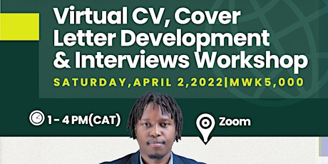 Virtual CV,Cover Letter Development and Interviews Workshop primary image