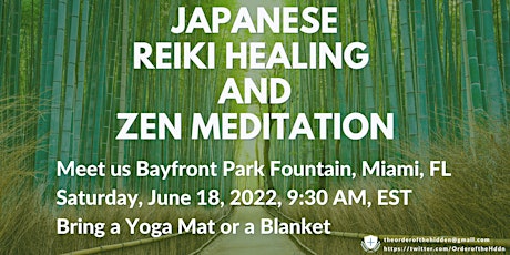 Japanese Reiki & Zen Meditation tickets