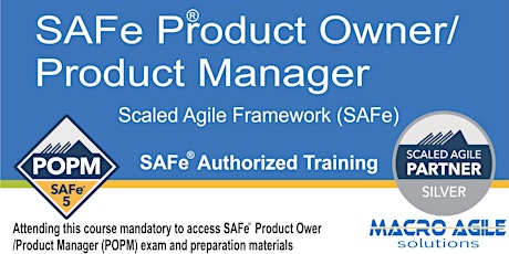 SAFe 5.1 Product Owner/Product Manager with Certification