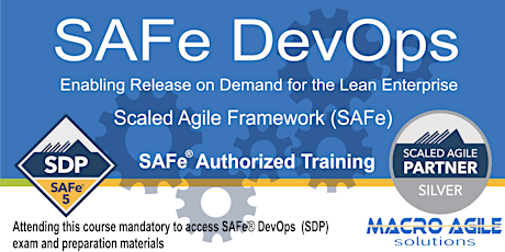 SAFe DevOps Training with Certification- Virtual Instructor Led
