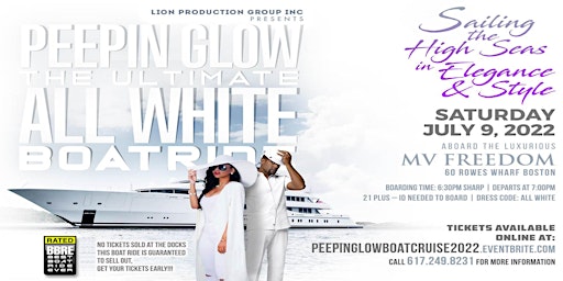 The Ultimate All White Peepin Glow Boat Cruise 2022 Experience