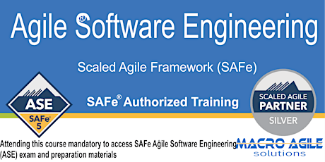 SAFe®5.0 Agile Software Engineering  Certification-Virtual Instructor Led