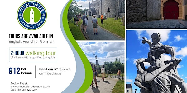Walking tour of Kilkenny with a certified tour guide