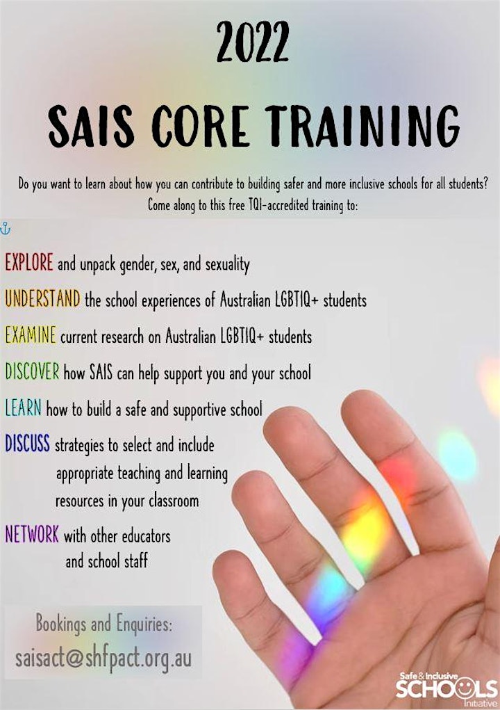 Term 3 : Safe and Inclusive Schools Initiative Core Training image