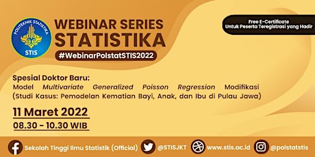 Immagine principale di Webinar Statistika 2022 #1 | Multivariate Generalized Poisson Regression 